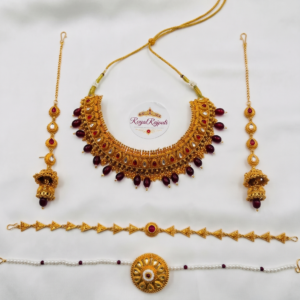 Gold Plated Rajputi Choker Set