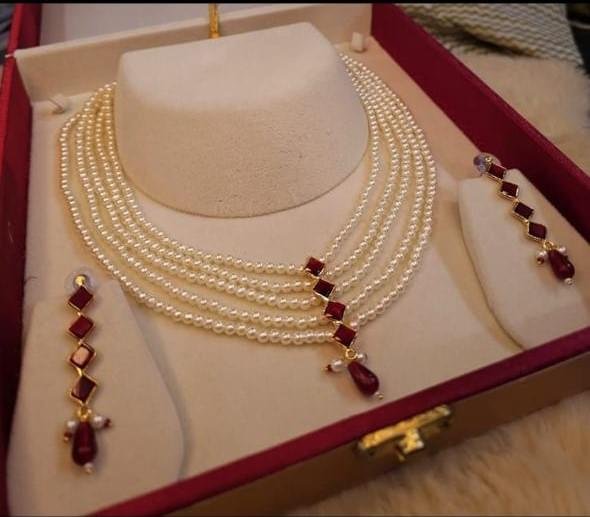 Traditional Necklace set for women Jewellery set with Earrings For Girls/Women / Jewellery Sets for Women Gold Plated