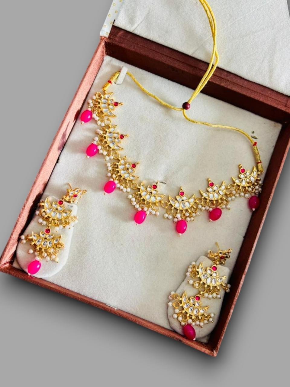 Traditional Necklace set for women Jewellery set with Earrings For Girls/Women / Jewellery Sets for Women Gold Plated