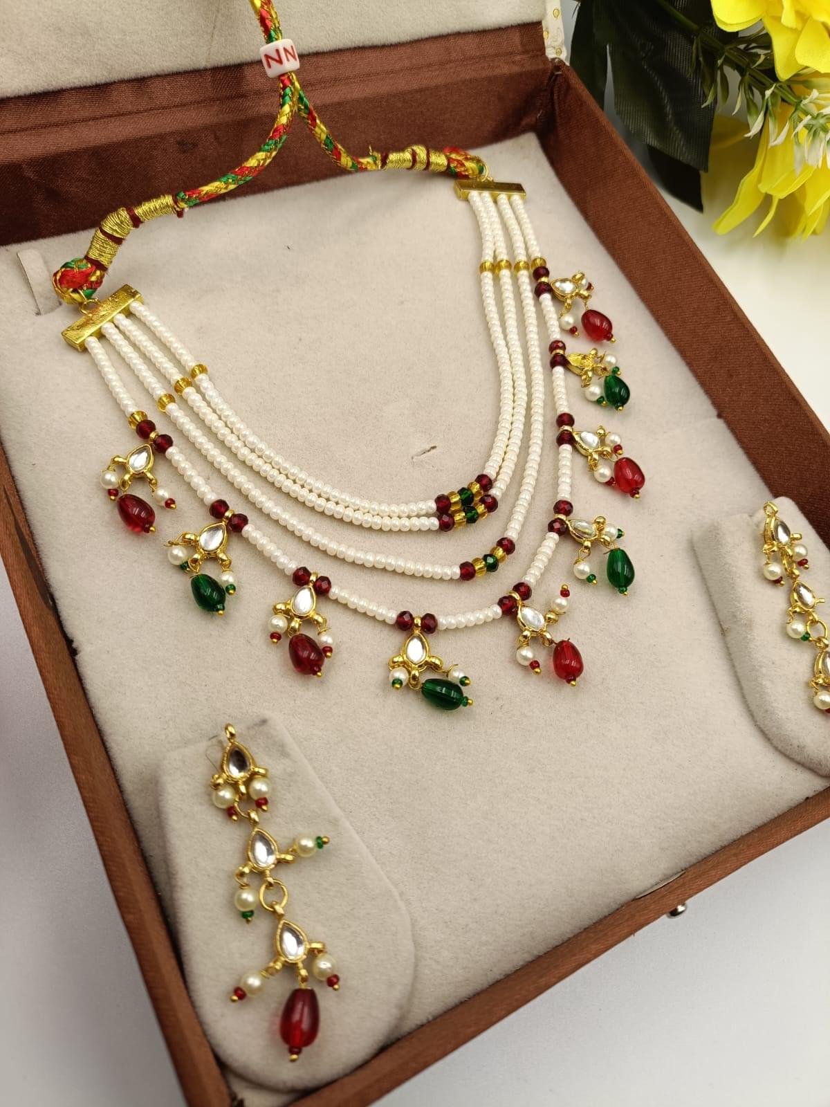 Traditional Rajasthani Bridal Necklace Set
